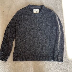Abercrombie Boys Grey Crewneck Sweater  Size 9/10